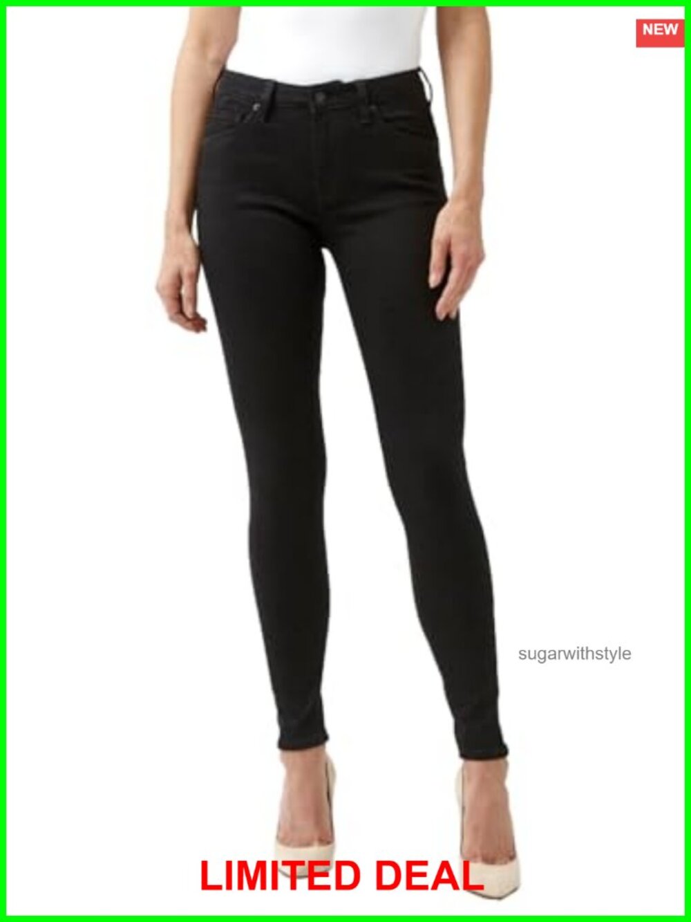 Mid Rise Super Skinny Jeans
